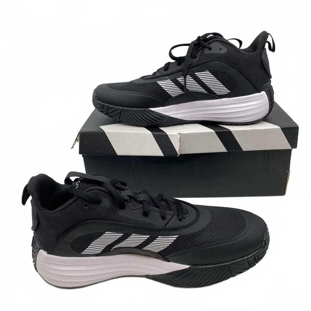 Adidas Black/White Own the Game 3.0 Sneakers | Men’s US 8.5